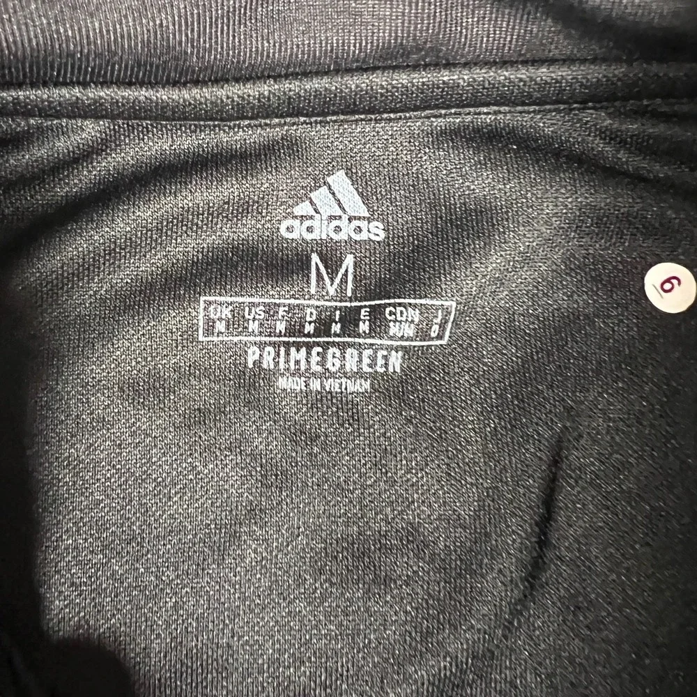 Adidas Mens Tiro 21 Training Top Black White Quarter Zip Pullover Medium NEW